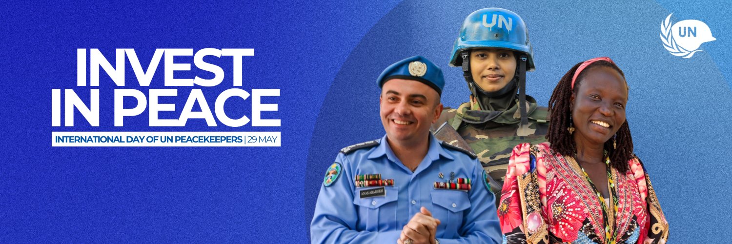 UN Peacekeeping banner