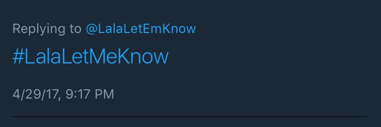 LalaLetEmKnow's profile banner image