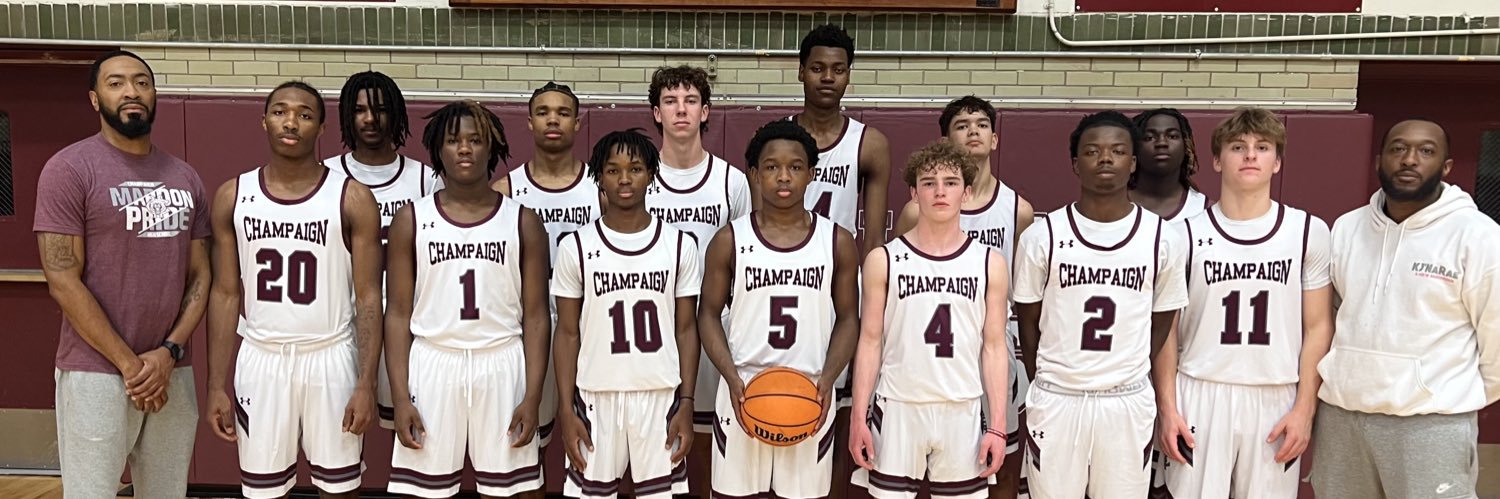 Champaign Central Maroons Basketball banner