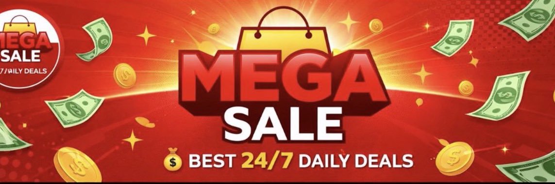 MEGA DEALS banner
