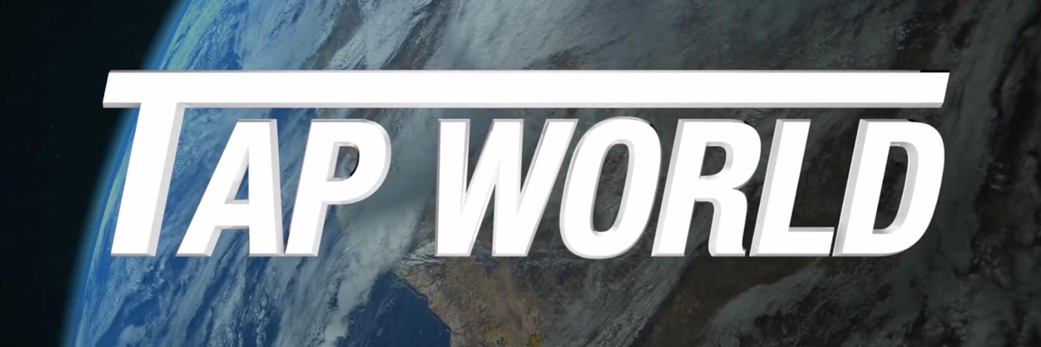 Tap World banner