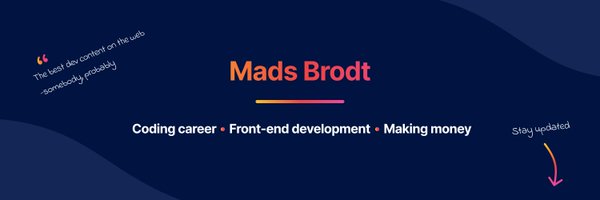 madsbrodt Profile Banner