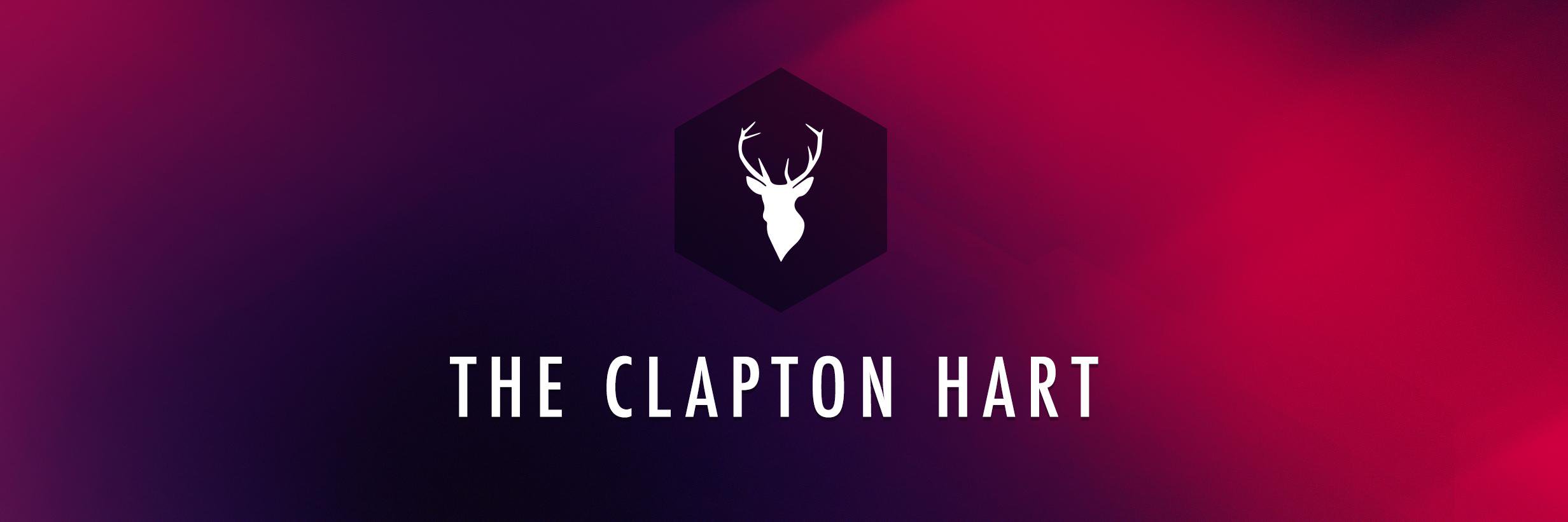 The Clapton Hart banner