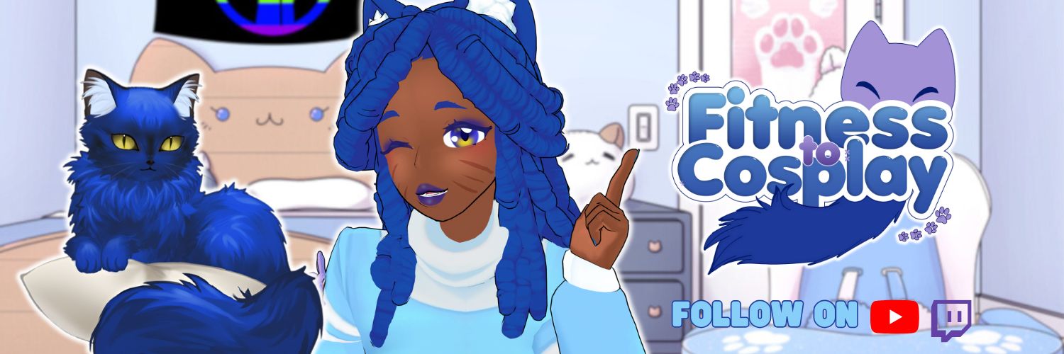 Fitness To Cosplay 💙🌈✊🏾 BLM banner