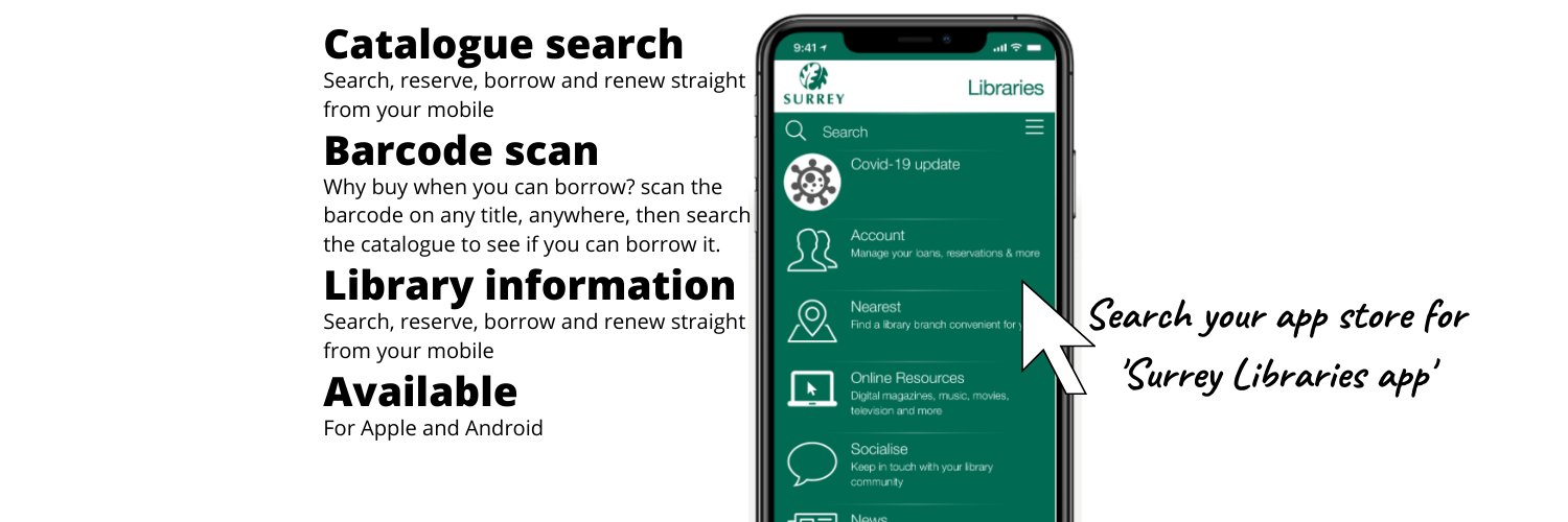 Surrey Libraries UK banner