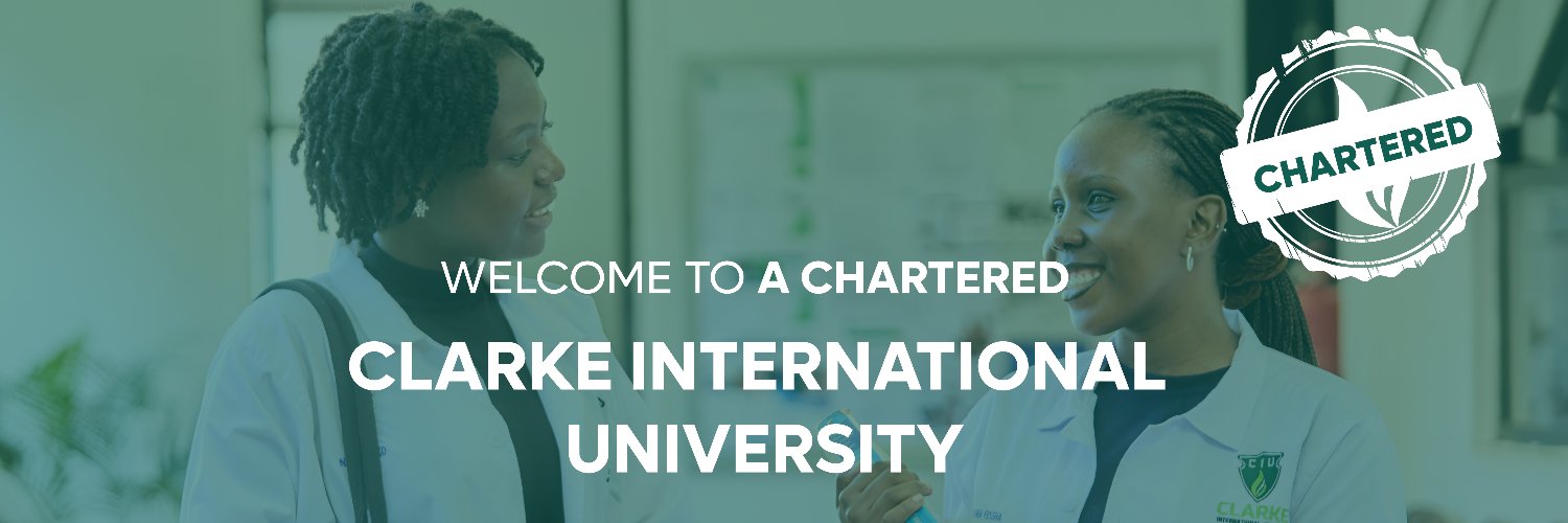 Clarke International University banner