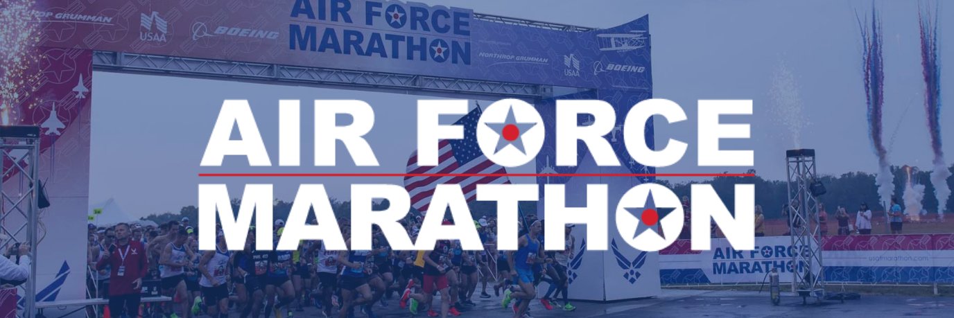 Air Force Marathon banner
