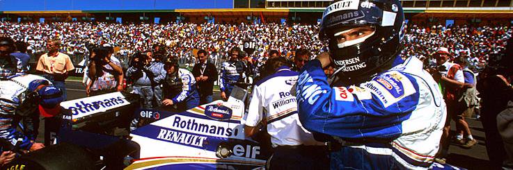 Damon Hill's banner