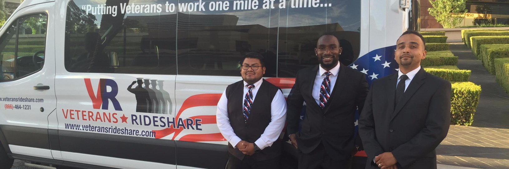 Veterans Rideshare banner