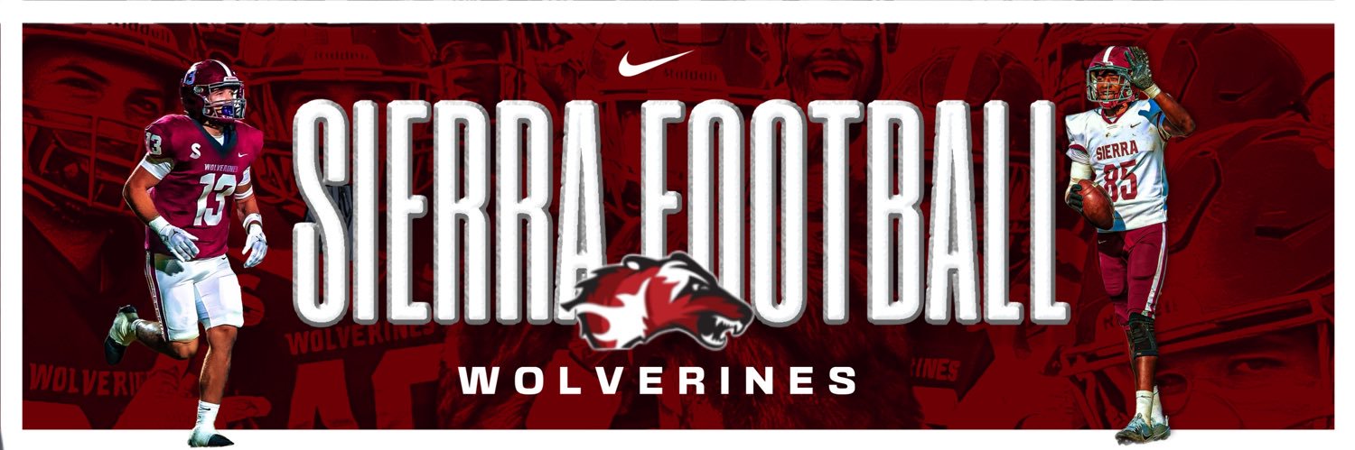 Sierra College Football's banner