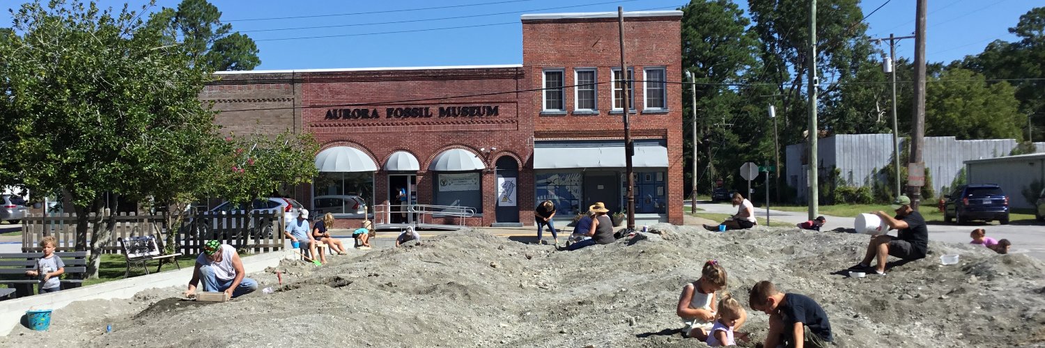 Aurora Fossil Museum banner