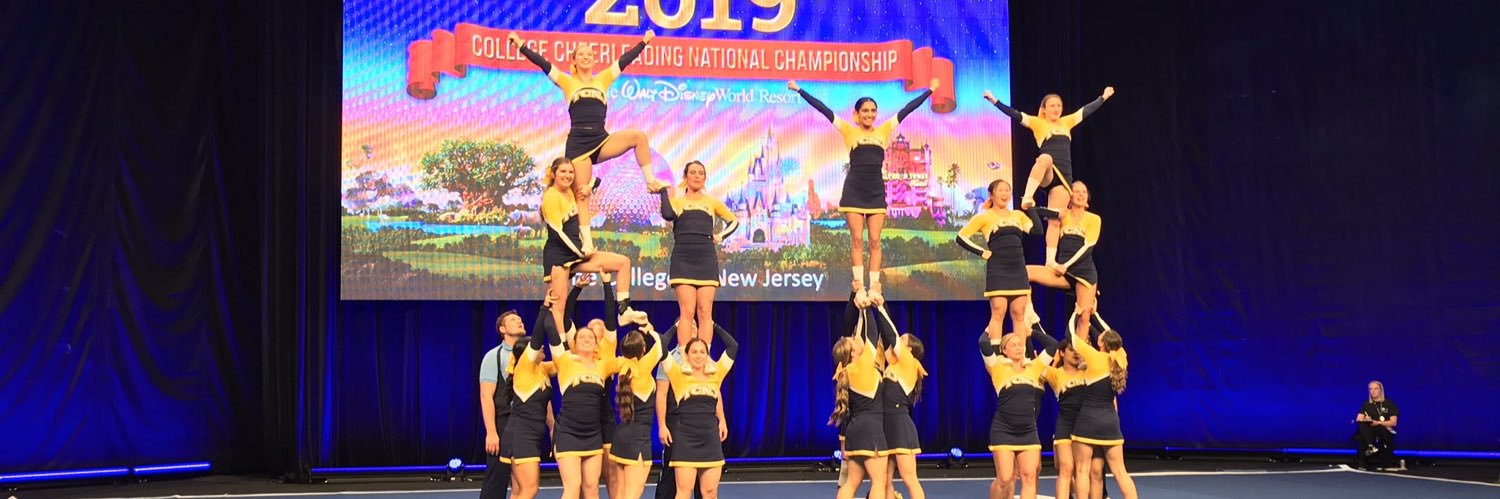 TCNJ Cheerleading banner