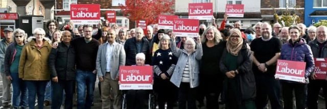 South Swindon Labour banner