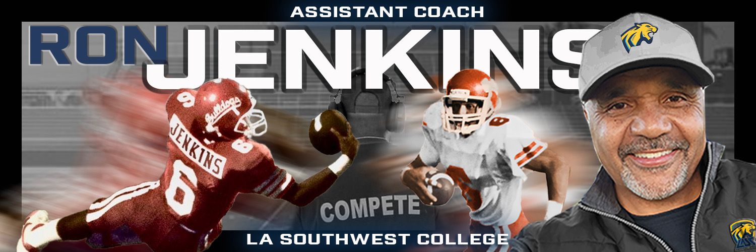Ron Jenkins #6 | Former D1 WR | FballCoach SWJC banner