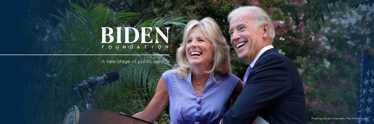 Biden Foundation banner