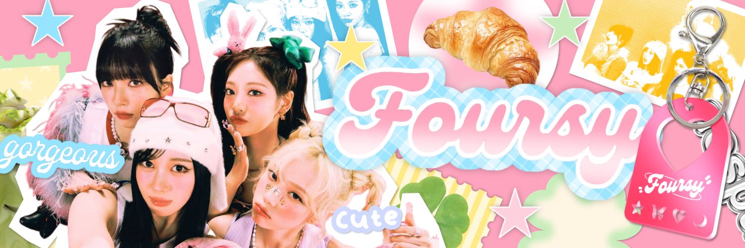 𓂅우린 네 방향으로 피어나, 각기 다른 맛처럼, FOURSY banner