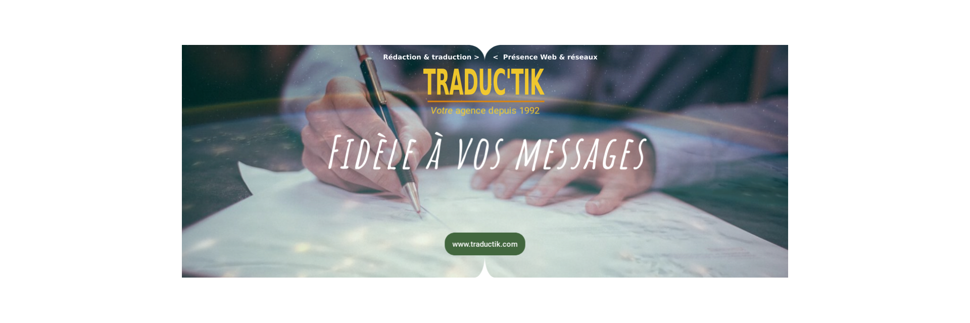 traductik's profile banner image