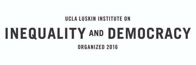 Institute on Inequality & Democracy's banner