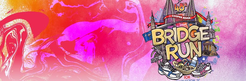 Cooper River Bridge Run banner