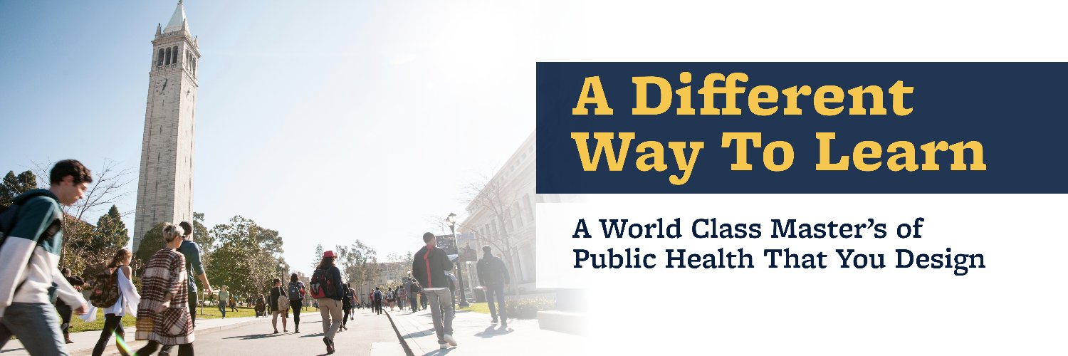 UC Berkeley Online MPH banner