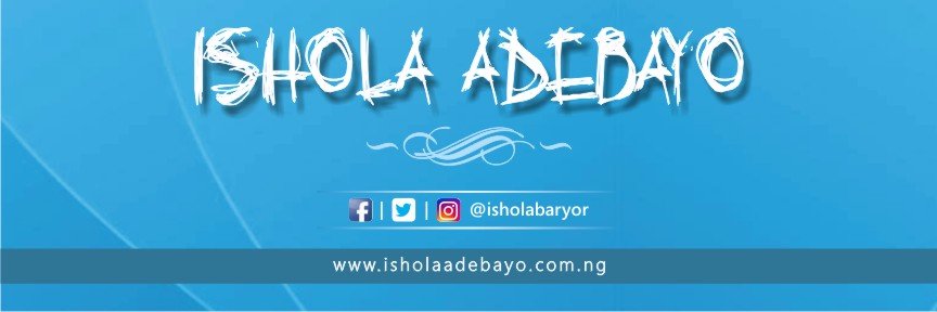 Ishola Adebayo, Ph.D.'s banner