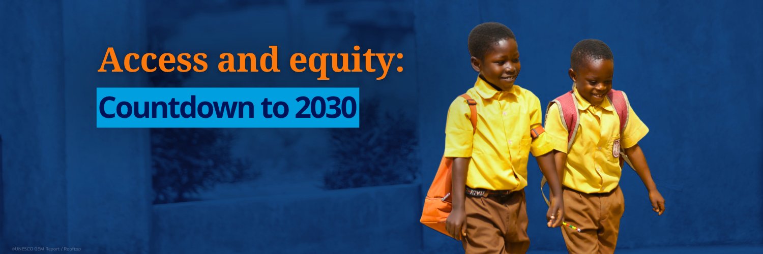 Global Education Monitoring Report UNESCO banner