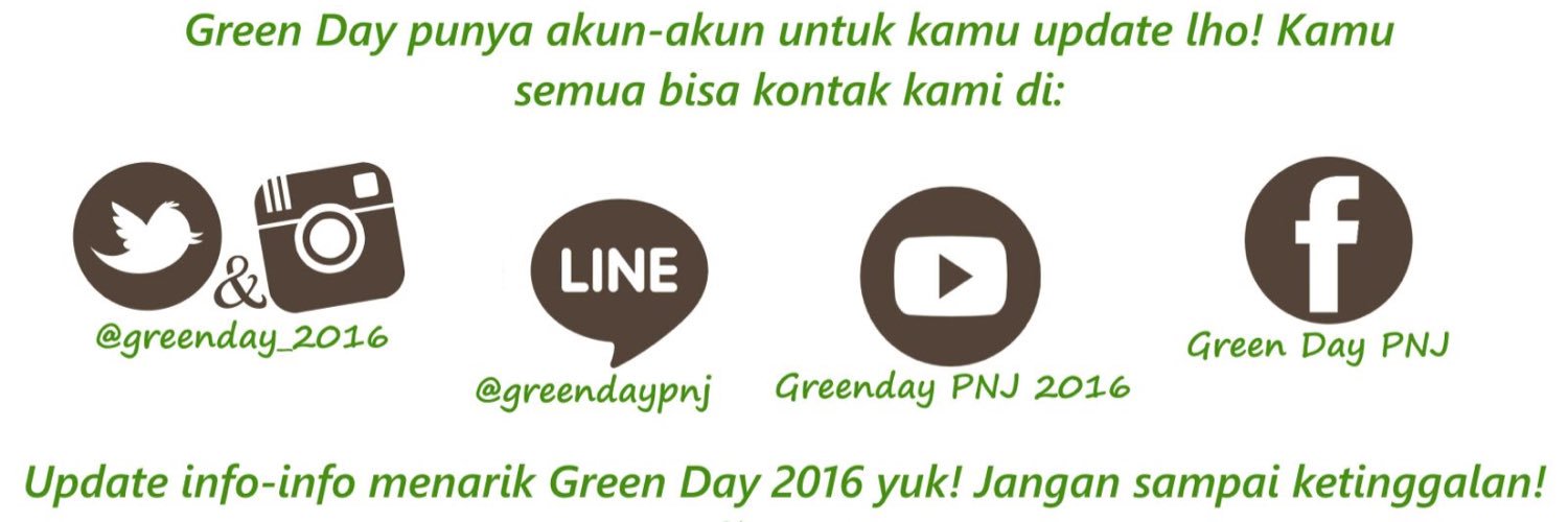 Greenday PNJ 2016 banner
