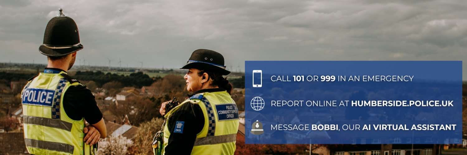 Humberside Police - North Lincolnshire banner