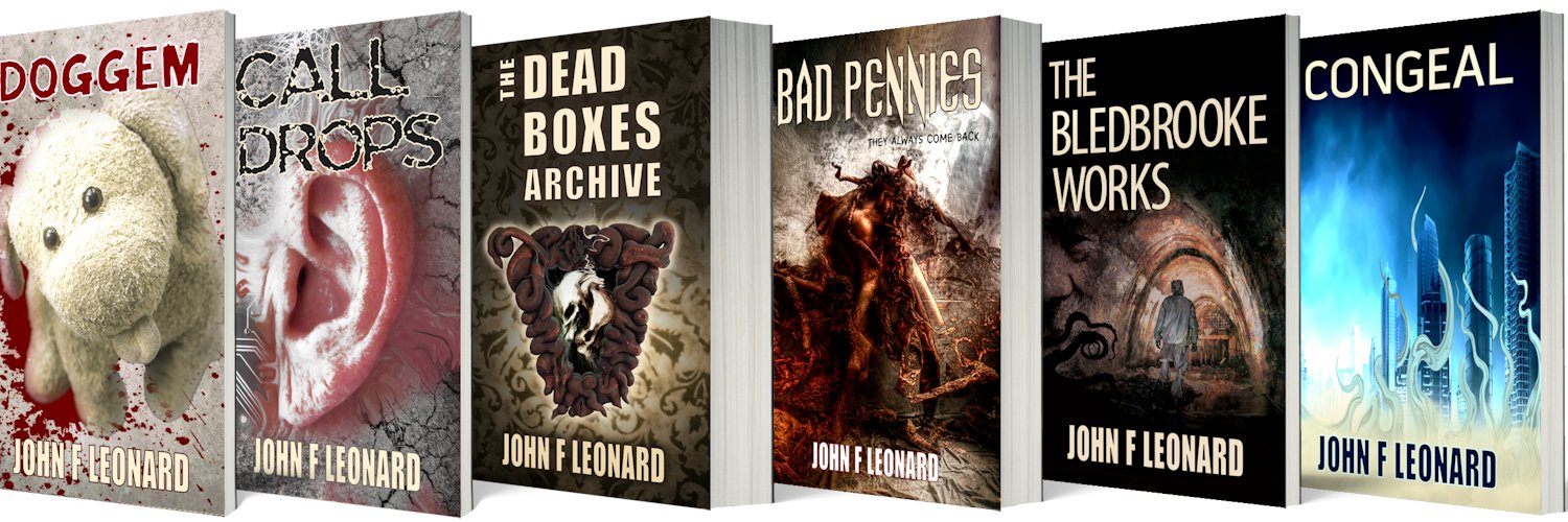 John F Leonard · Horror & Apocalyptic Author's banner