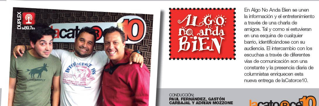 Algo No Anda Bien banner