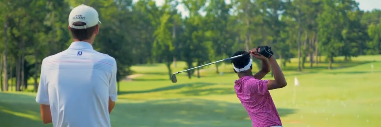 Hank Johnson School of Golf banner