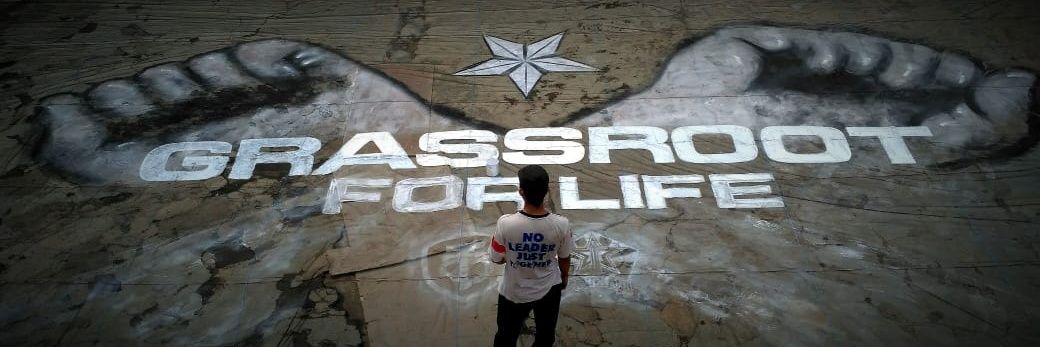 GRASSROOT REVOLT banner