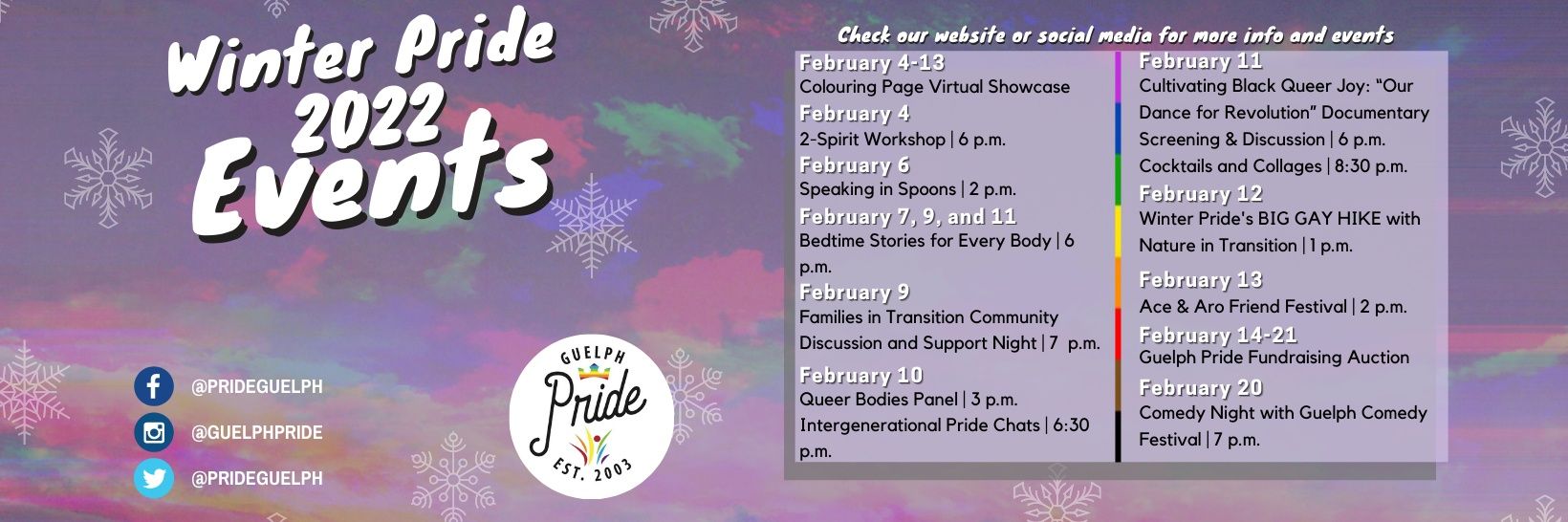 Guelph Pride banner