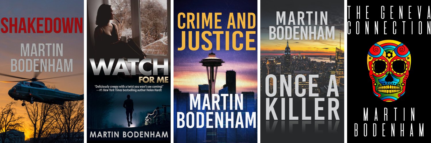 Martin Bodenham - Crime Thriller Writer banner