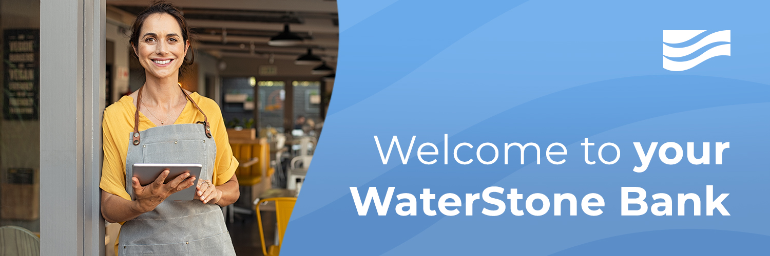 WaterStone Bank banner