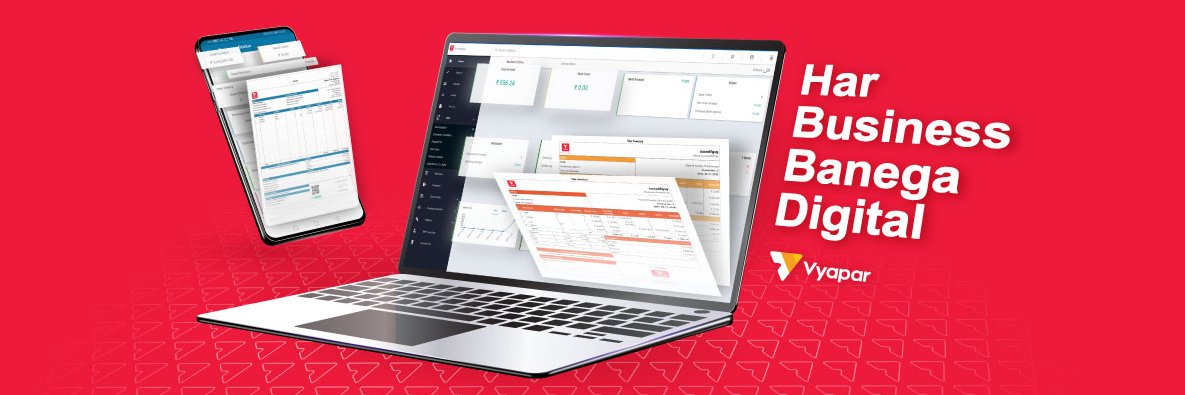 VyaparApp's profile banner image