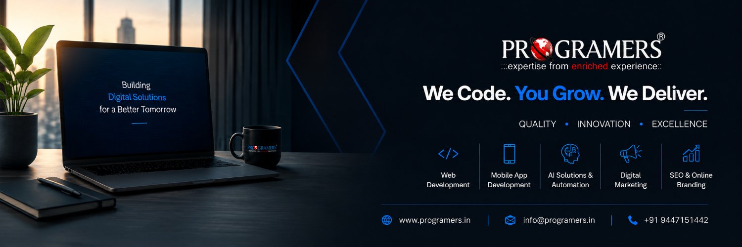 ProgramersIndia's profile banner image
