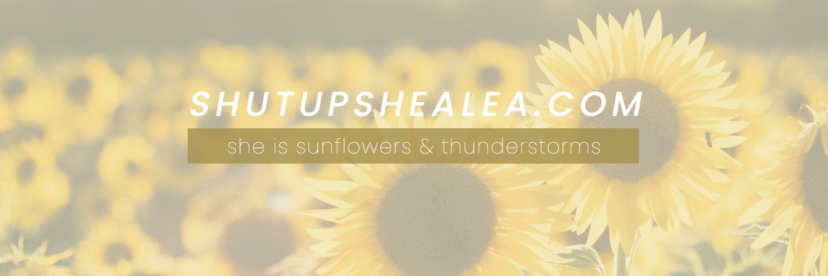 Shealea 🌻 banner