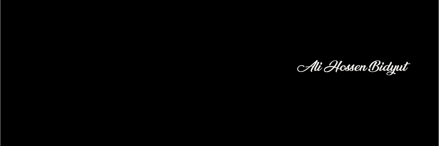 ali_bidyut's profile banner image