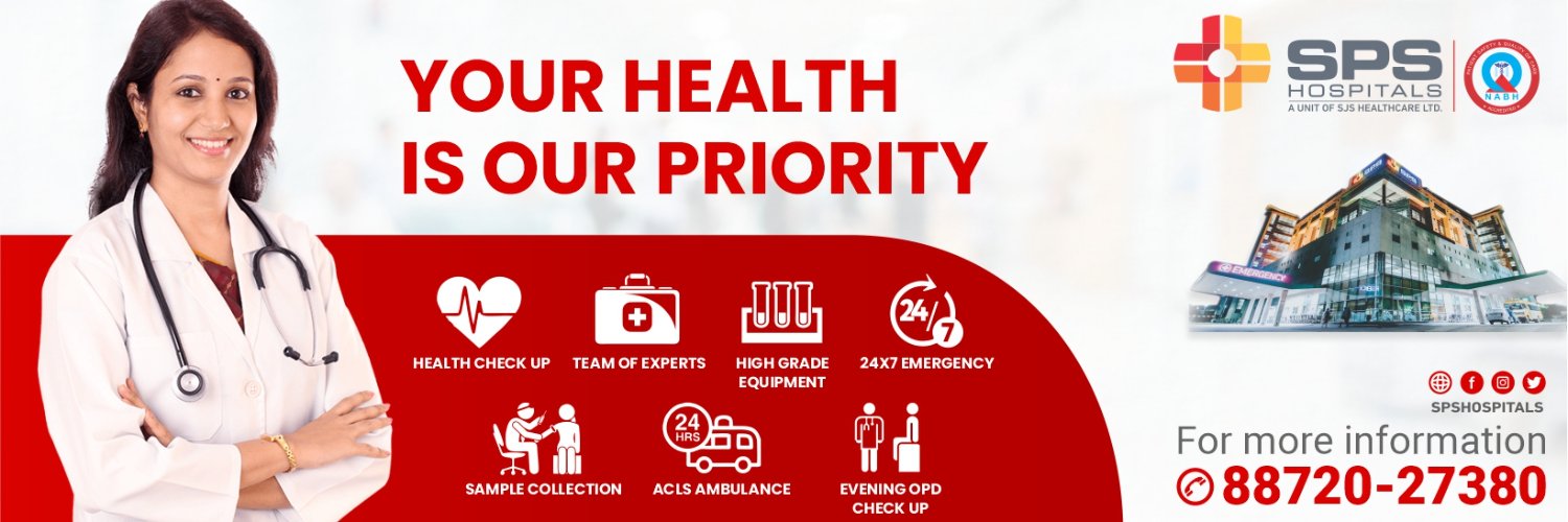 SPS Hospitals India banner