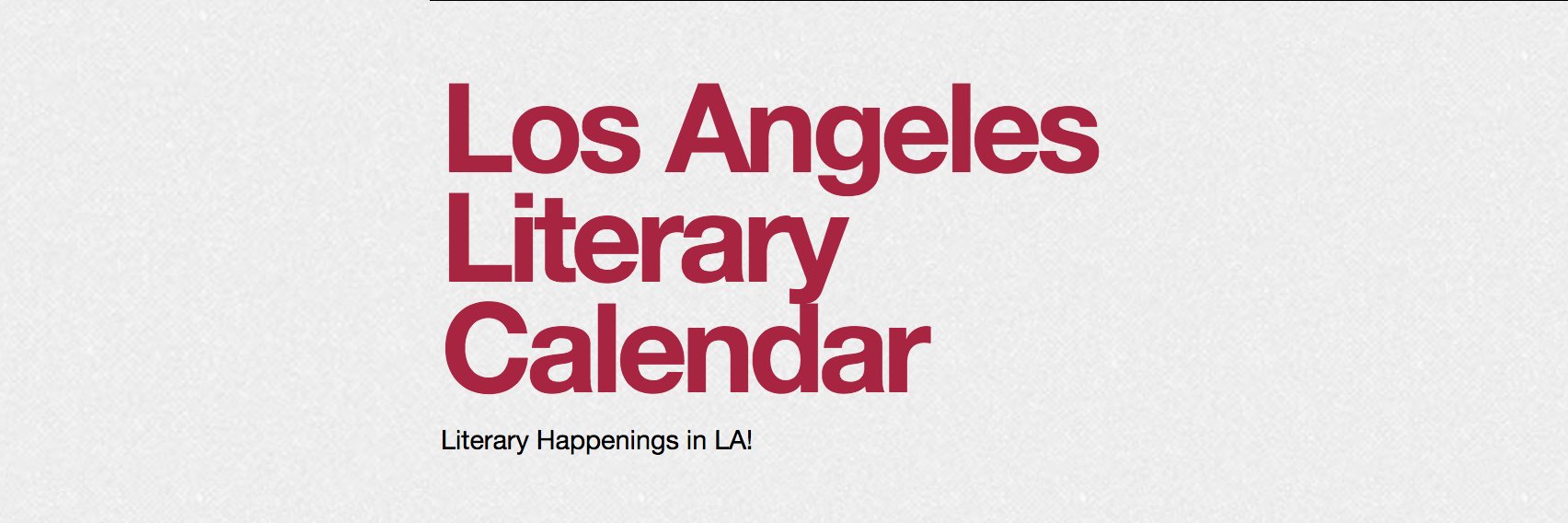 LA Lit Scene banner