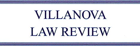 Villanova Law Review banner