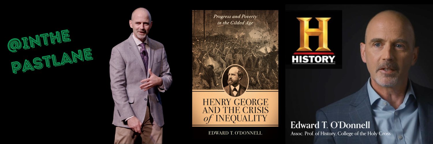 Edward T. O'Donnell inthepastlane.bsky.social banner