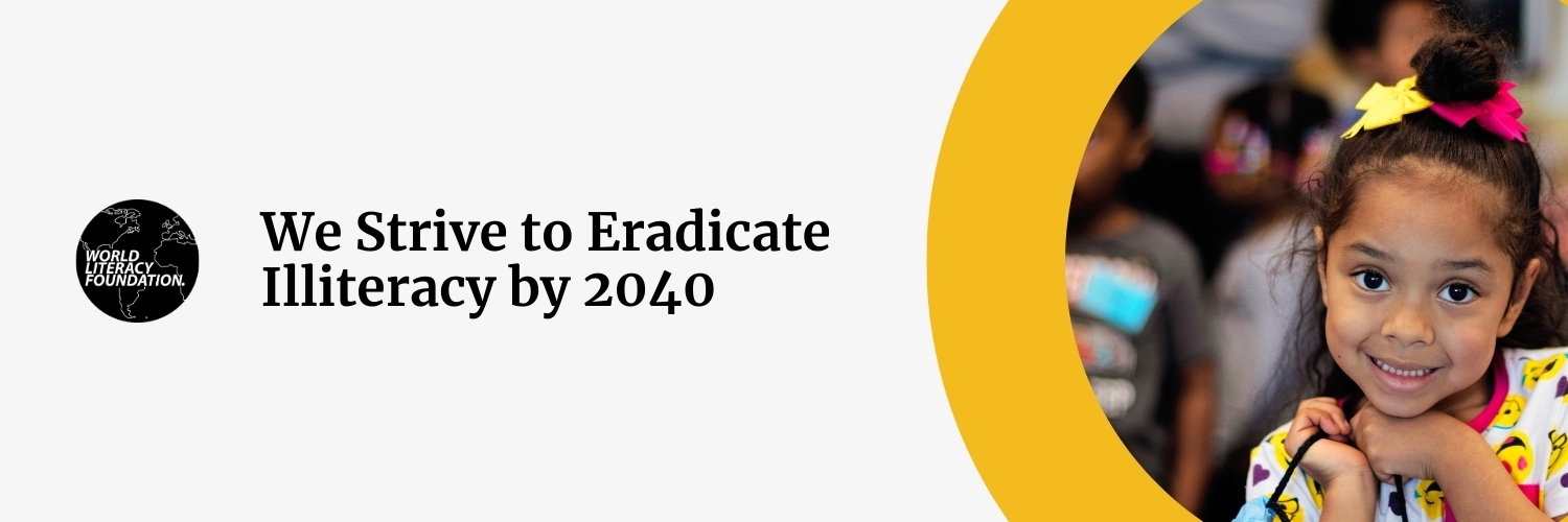 World Literacy Foundation banner