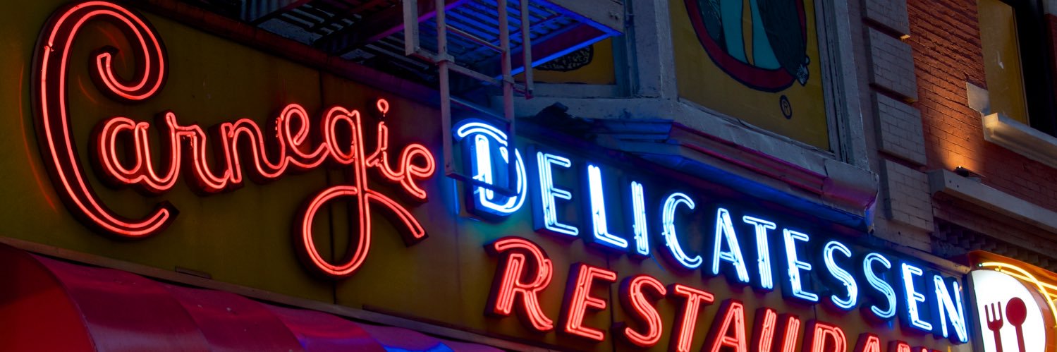 Carnegie Deli banner