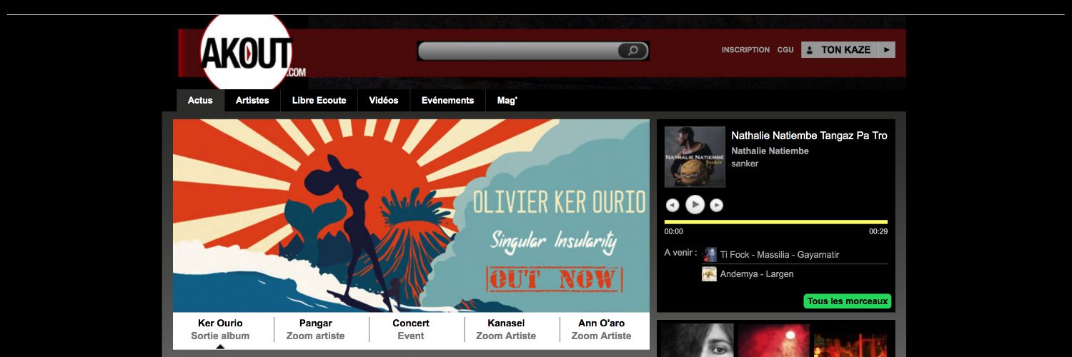 Akout's profile banner image