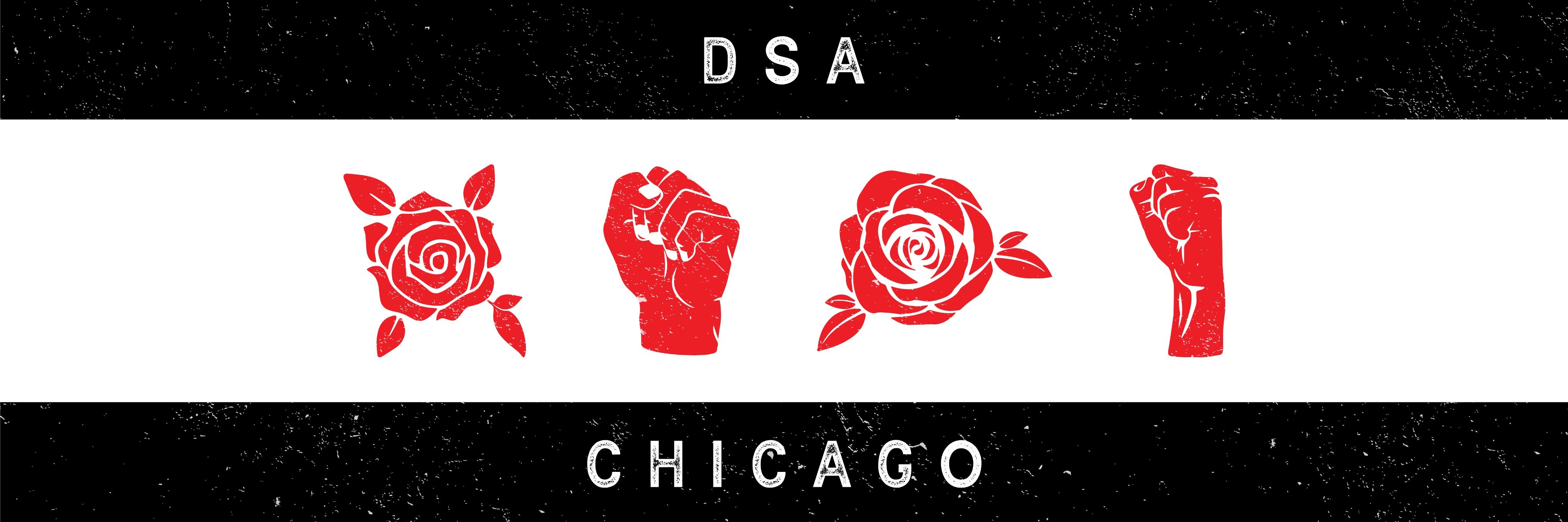 Chicago DSA 🌹 banner