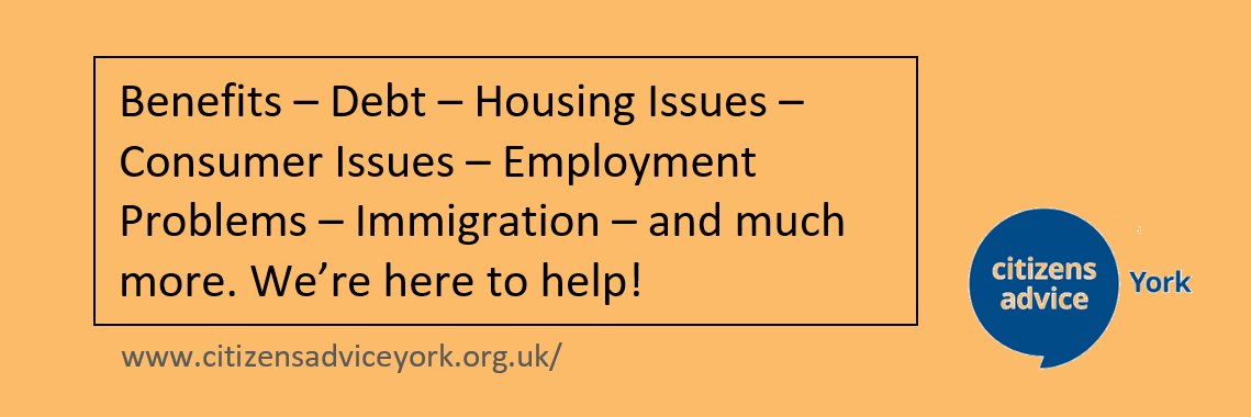 Citizens Advice York banner