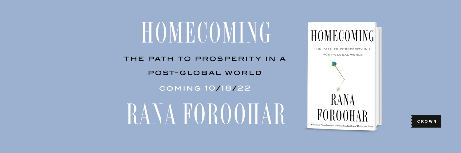 Rana Foroohar's banner