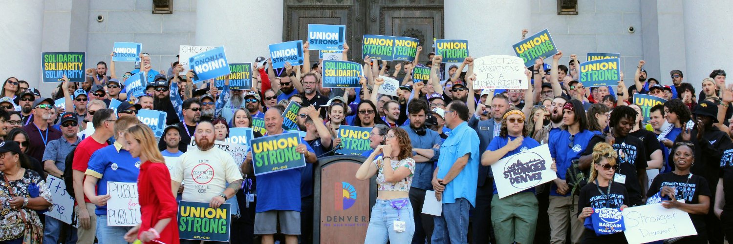 Colorado AFL-CIO ✊'s banner